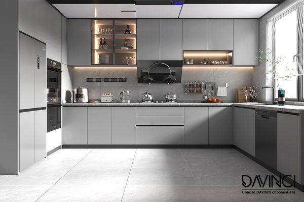 Vitruvian Grey Gạch Davinci - Goldgres